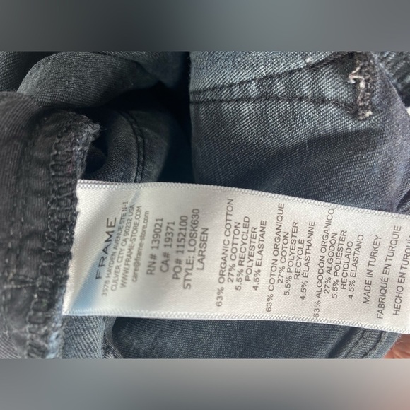 Frame Black Skinny Jeans Pictured AS IS - Picture 4 of 4